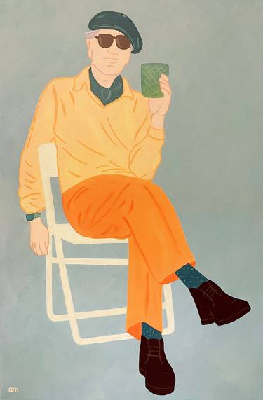 Original Portrait Painting by Ainhoa Montanchez