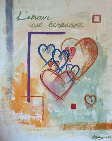 Original Abstract Expressionism Abstract Painting by Yejee Yoon