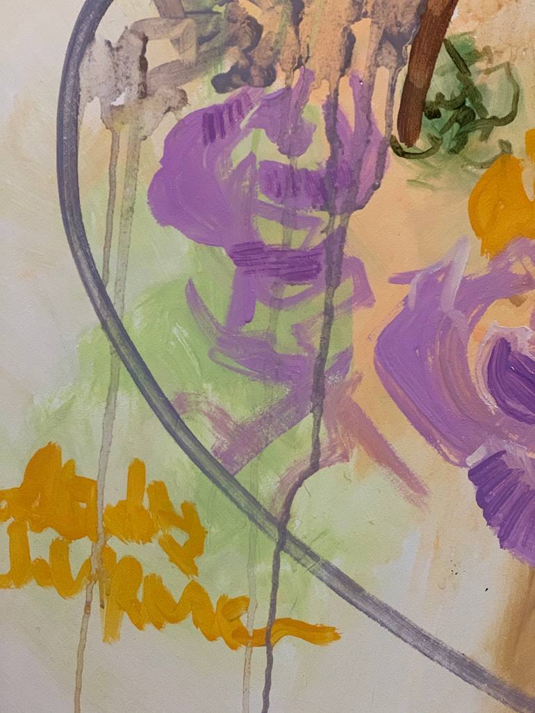 Original Abstract Love Painting by Yejee Yoon
