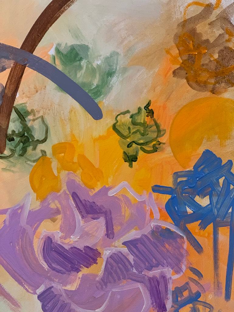 Original Abstract Love Painting by Yejee Yoon
