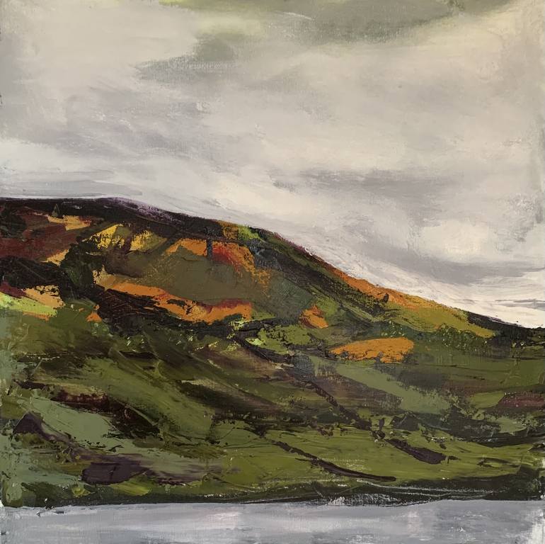 Original Expressionism Landscape Painting by Helen Johnson