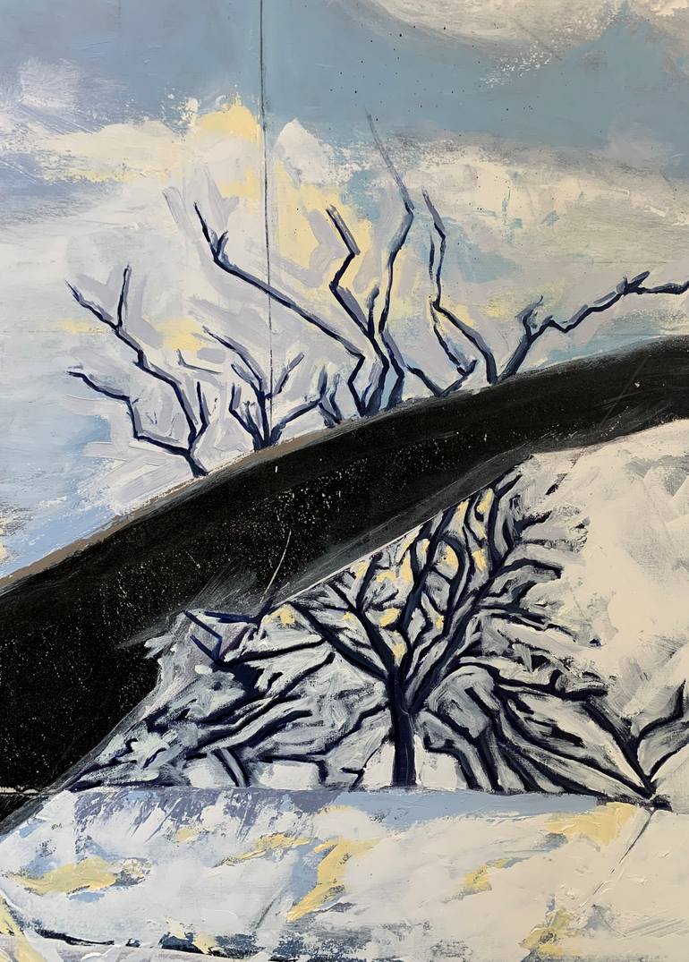 Original Abstract Landscape Painting by Helen Johnson