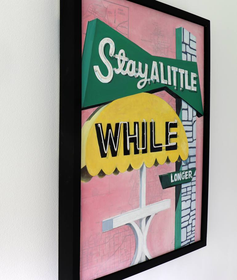 Original Figurative Typography Painting by Krista Allenstein