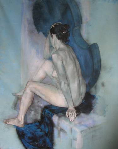 Print of Fine Art Nude Drawings by Dana Velychko