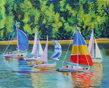 Regatta on the Dnipro River thumb