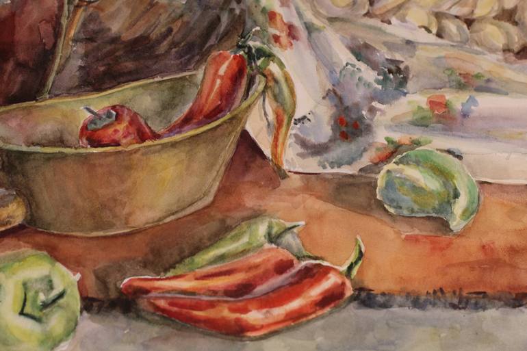 Original Fine Art Still Life Painting by Dana Velychko