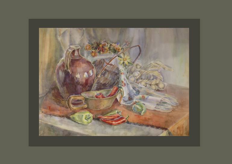 Original Still Life Painting by Dana Velychko