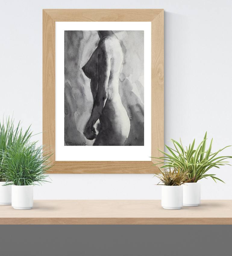 Original Impressionism Nude Painting by Olga Tsarkova