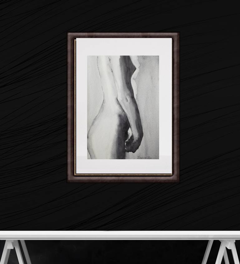 Original Impressionism Nude Painting by Olga Tsarkova
