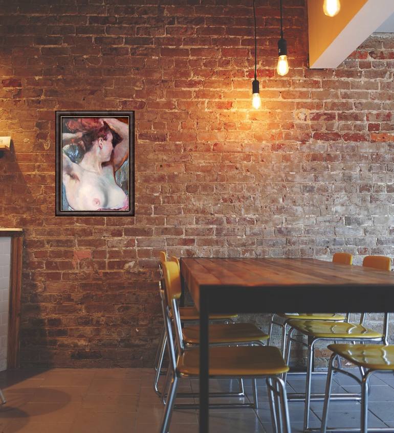Original Figurative Nude Painting by Olga Tsarkova