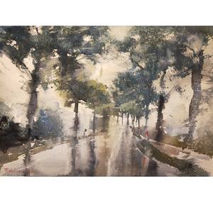 Collection Landscape Watercolor Painting