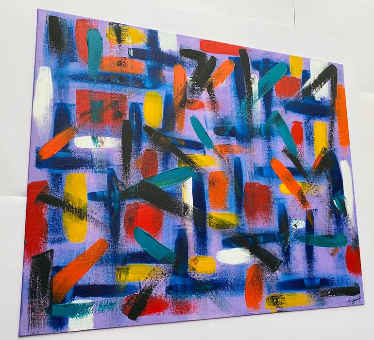 Original Expressionism Abstract Painting by Mandakini Sharma