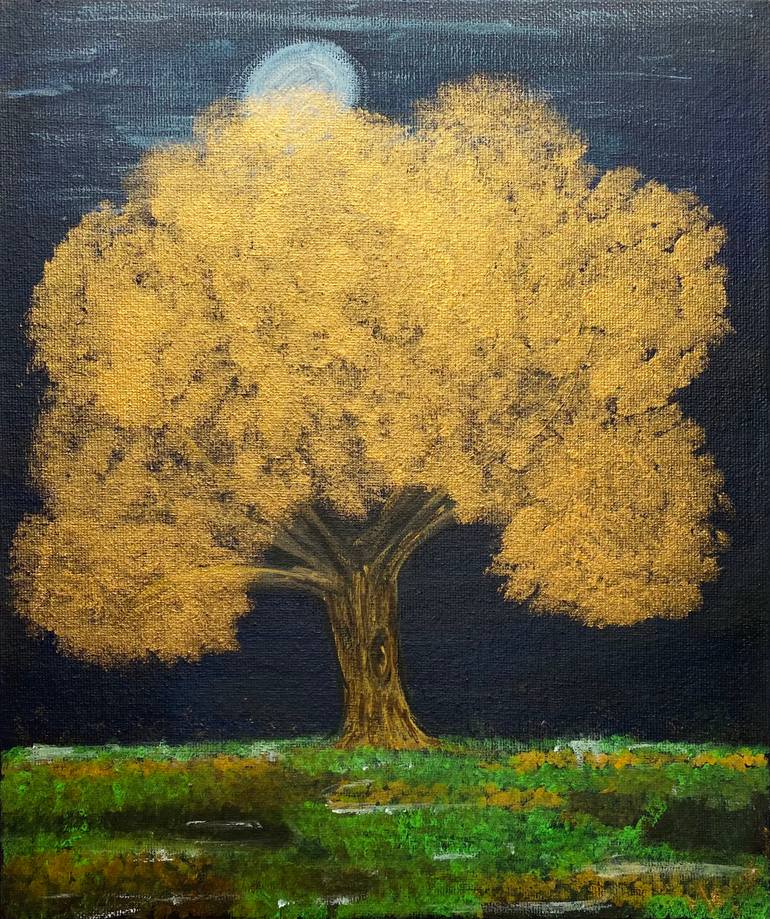 Original Abstract Nature Painting by Mandakini Sharma