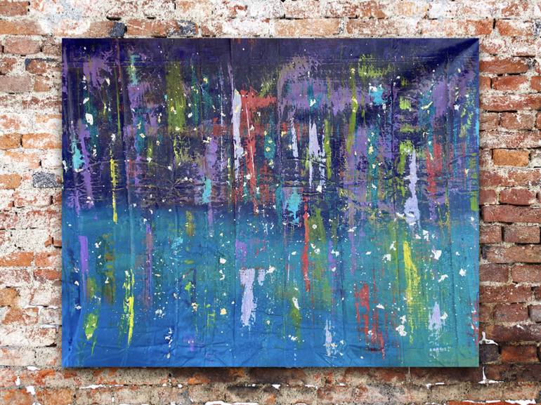 Original Abstract Expressionism Abstract Painting by Sarah Arensi