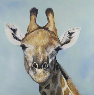 Original Figurative Animal Paintings by cathy golden