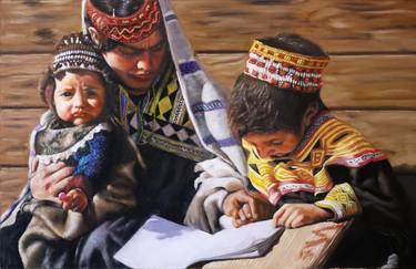 Original Fine Art Education Paintings by Muhammad Zubair
