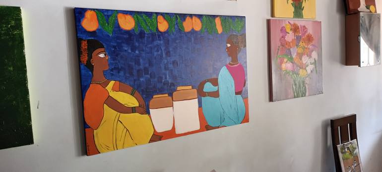 Original Contemporary Women Painting by Aishwarya   Savley 