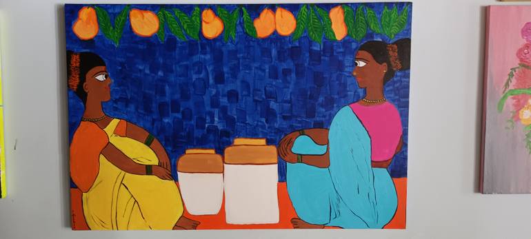 Original Contemporary Women Painting by Aishwarya   Savley 