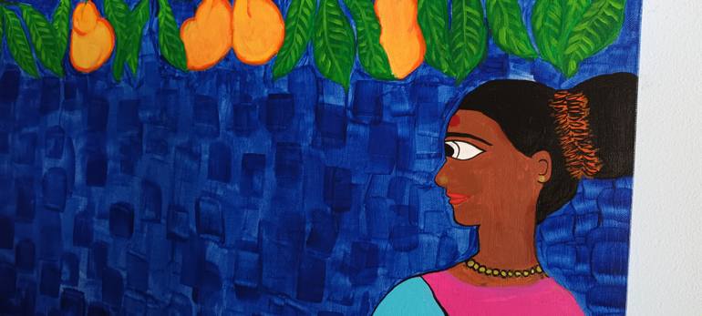 Original Contemporary Women Painting by Aishwarya   Savley 