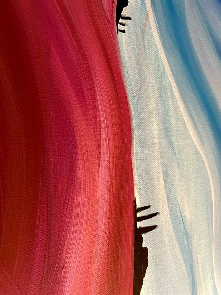 Original Abstract Landscape Painting by Metka Gelt