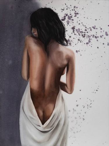 Original Figurative Nude Painting by Irina Schulz
