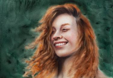 Original Fine Art Portrait Paintings by Irina Schulz