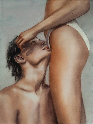 Original Figurative Love Paintings by Irina Schulz