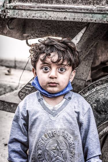 Syrian child from the village near the refugee camp - Limited Edition of 40 thumb