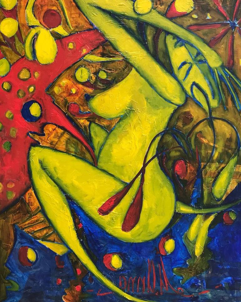 Original Expressionism Love Paintings by Hanna Milevska