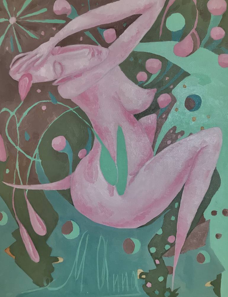 Print of Figurative Erotic Paintings by Hanna Milevska