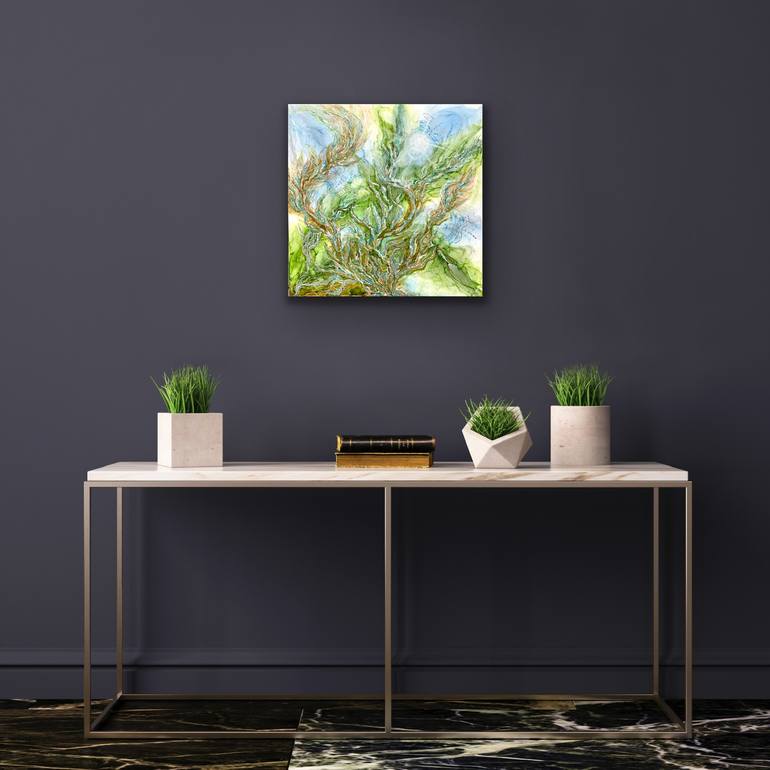 Original Art Deco Water Painting by Svetlana Smirnova
