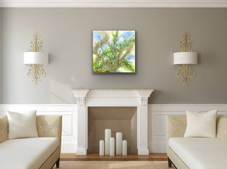 Original Art Deco Water Painting by Svetlana Smirnova