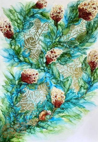 Print of Floral Paintings by Svetlana Smirnova