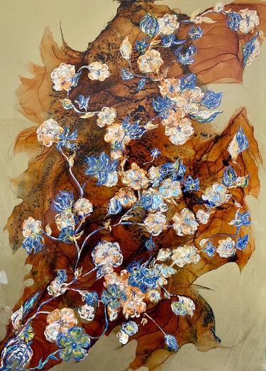 Print of Art Deco Floral Paintings by Svetlana Smirnova