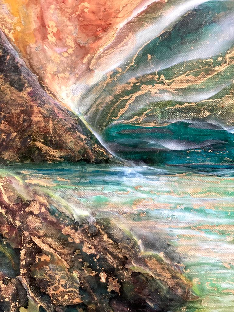 Original Abstract Landscape Painting by Svetlana Smirnova