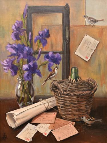 Original Still Life Paintings by Kristina Guelazonia