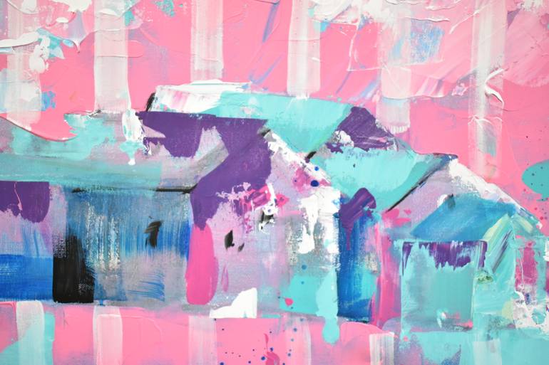 Original Contemporary Abstract Painting by Kristina Guelazonia