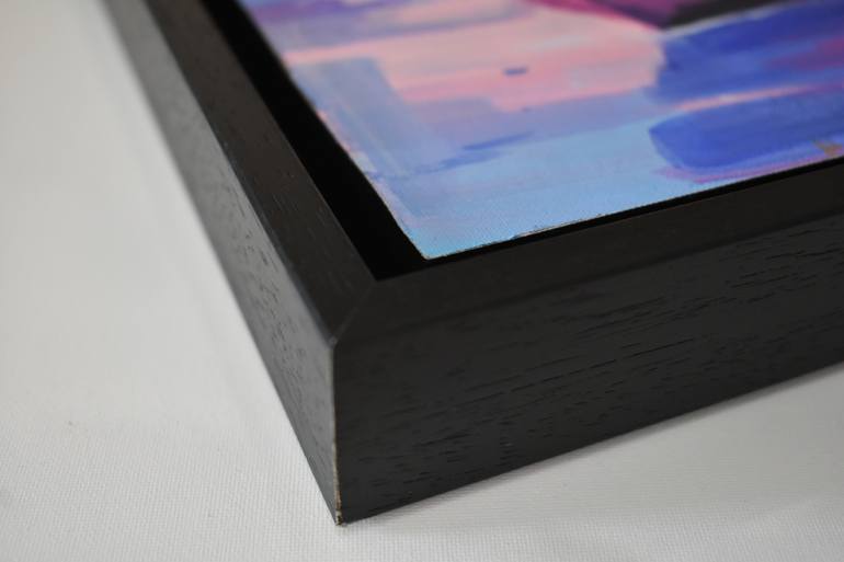 Original Abstract Boat Painting by Kristina Guelazonia