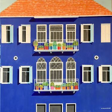 Original Architecture Paintings by Ali Mourabet