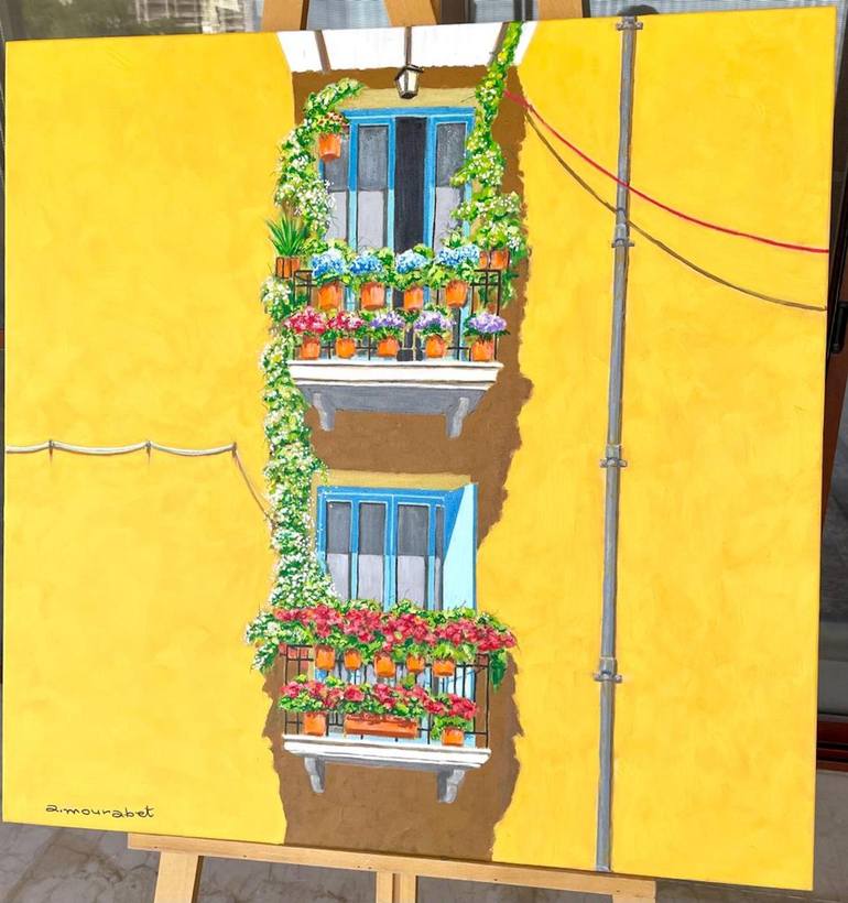 Original Contemporary Home Painting by Ali Mourabet