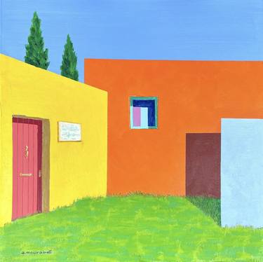 Original Contemporary Architecture Paintings by Ali Mourabet