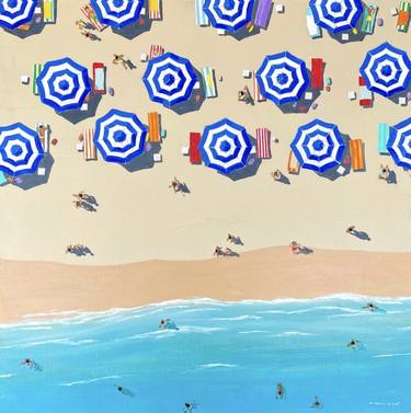 Original Contemporary Beach Painting by Ali Mourabet
