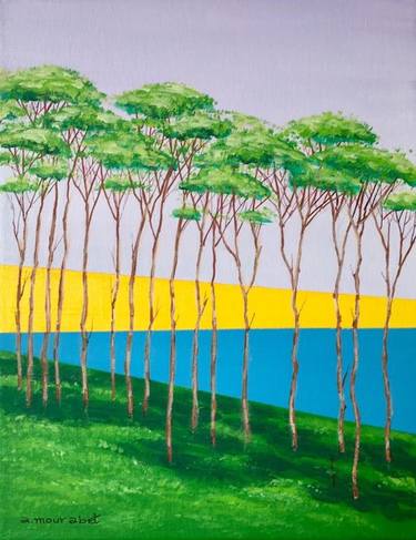 Original Contemporary Landscape Paintings by Ali Mourabet