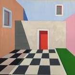 A Checkered Courtyard by Ali Mourabet