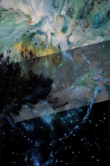 Original Outer Space Paintings by Camilla Debora Hus