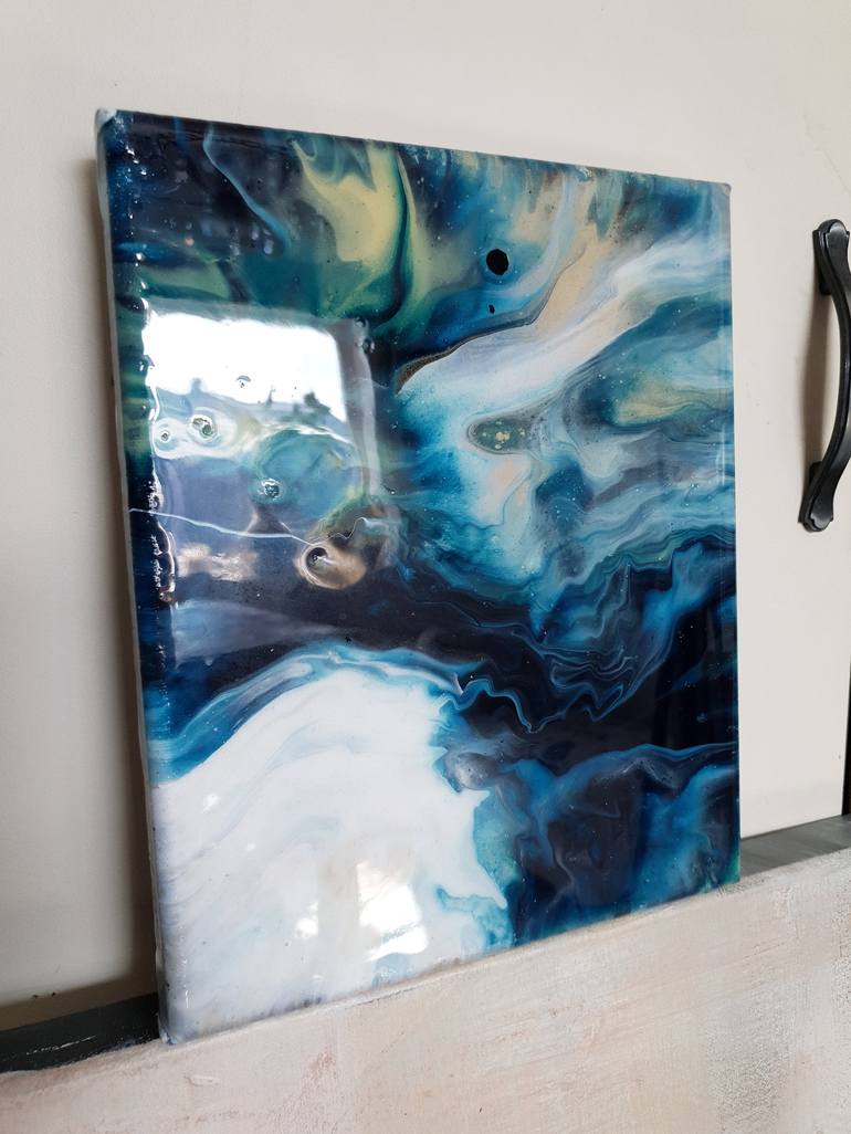 Original Abstract Painting by Camilla Debora Hus