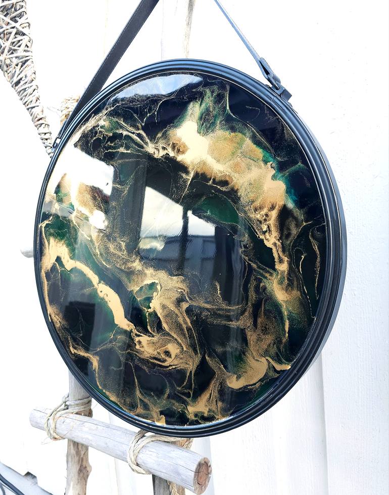 Original Abstract Mixed Media by Camilla Debora Hus