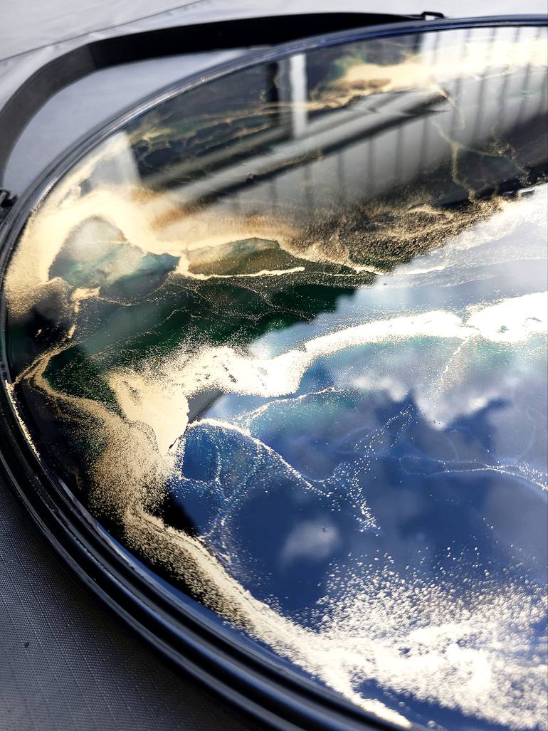 Original Abstract Mixed Media by Camilla Debora Hus