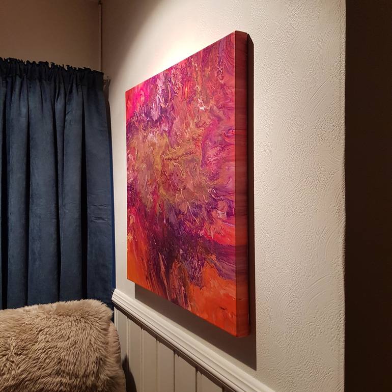 Original Abstract Painting by Camilla Debora Hus