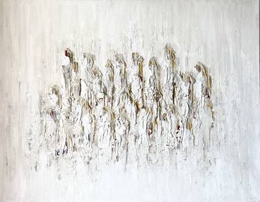 Original Abstract Mixed Media by Helena Rubí